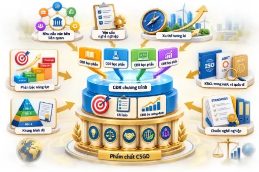 Phát triển phẩm chất, chuẩn đầu ra 